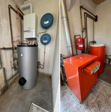 Remplacement d’une chaudière Gaz Vaillant Ecotec Plus avec boiler Bulex FWE 200 et vase Pneumatex